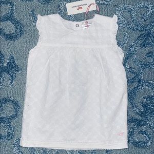 NWT Vineyard Vines White Eyelet Sleeve Dress